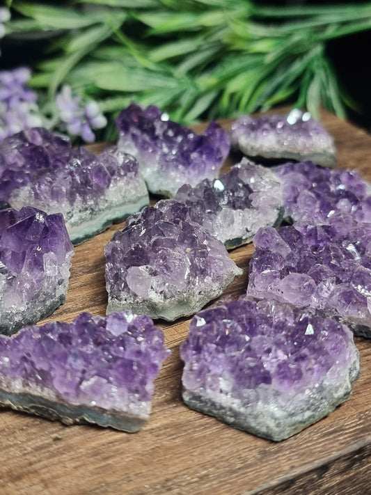 Small amethyst clusters