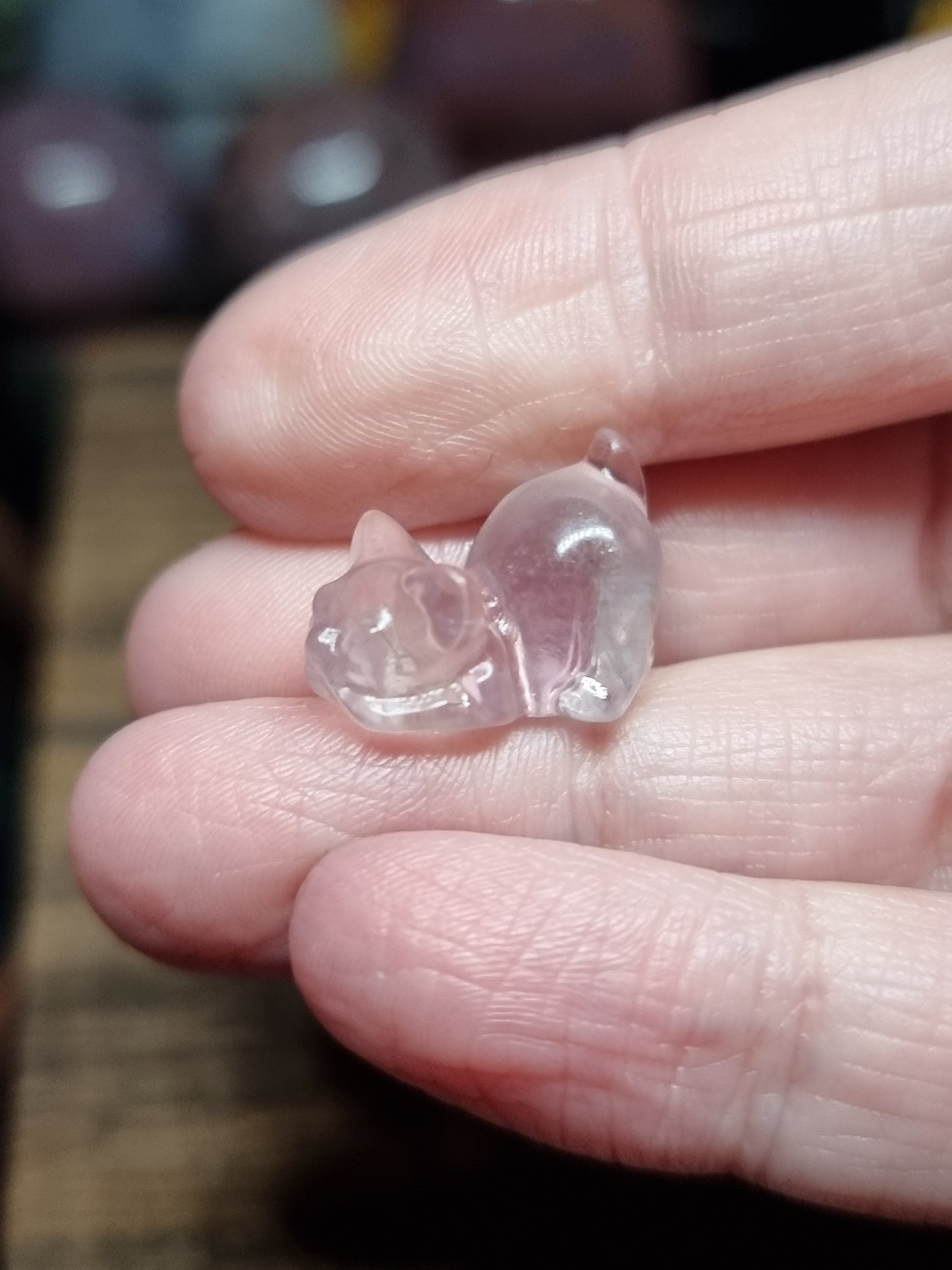 Mystery mini fluorite carvings (b3g1f)