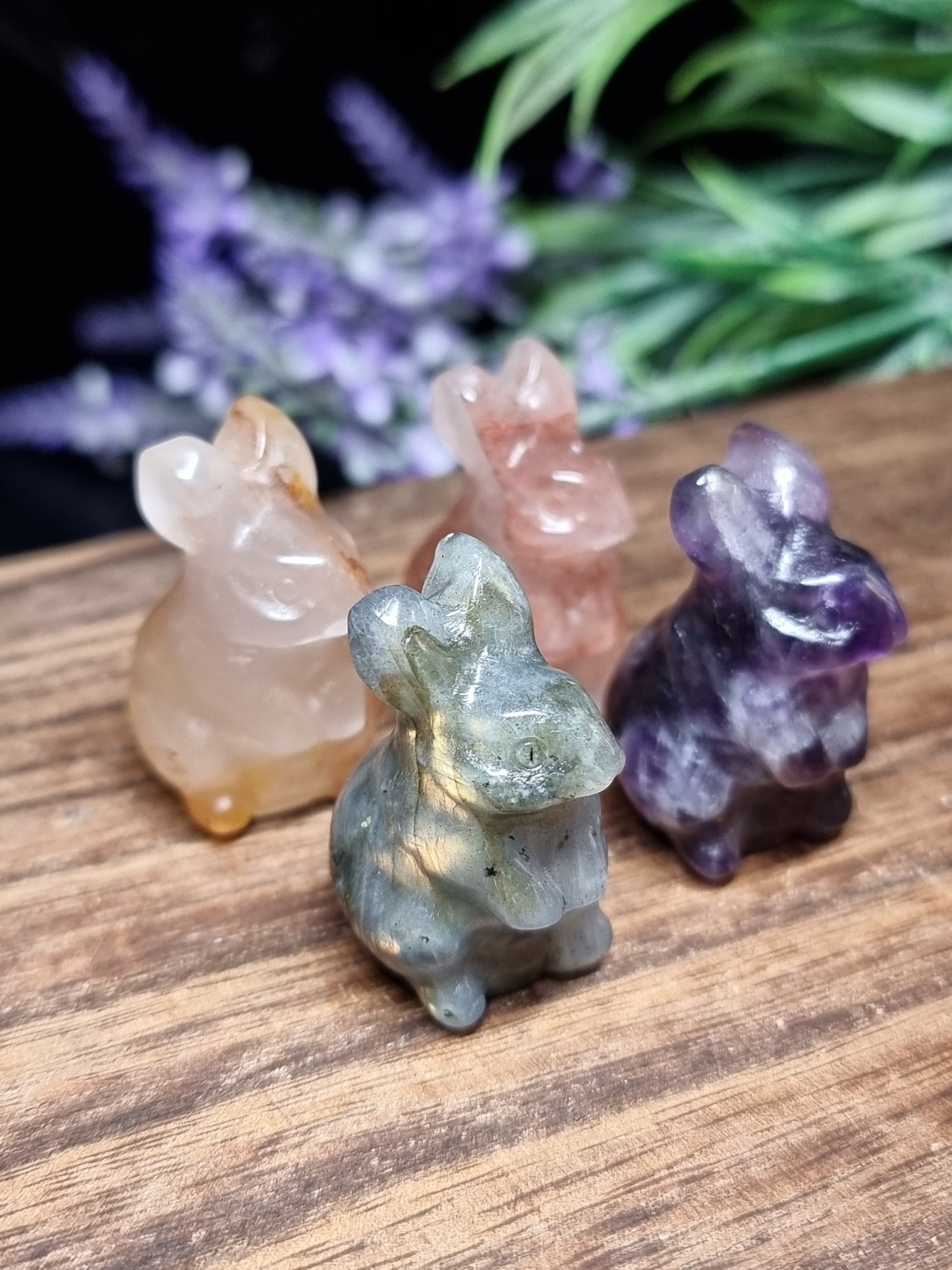 Rabbit carvings
