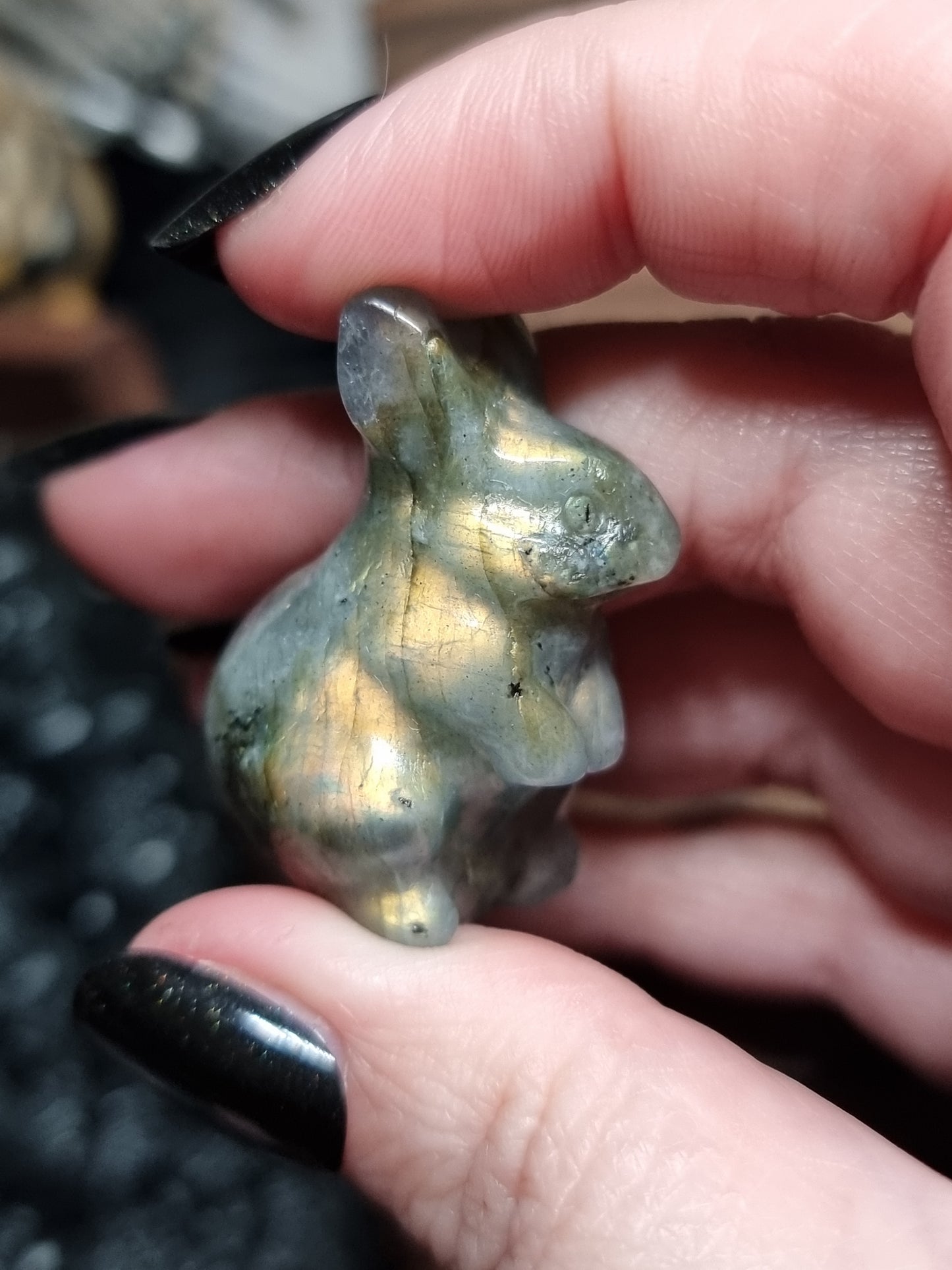 Rabbit carvings