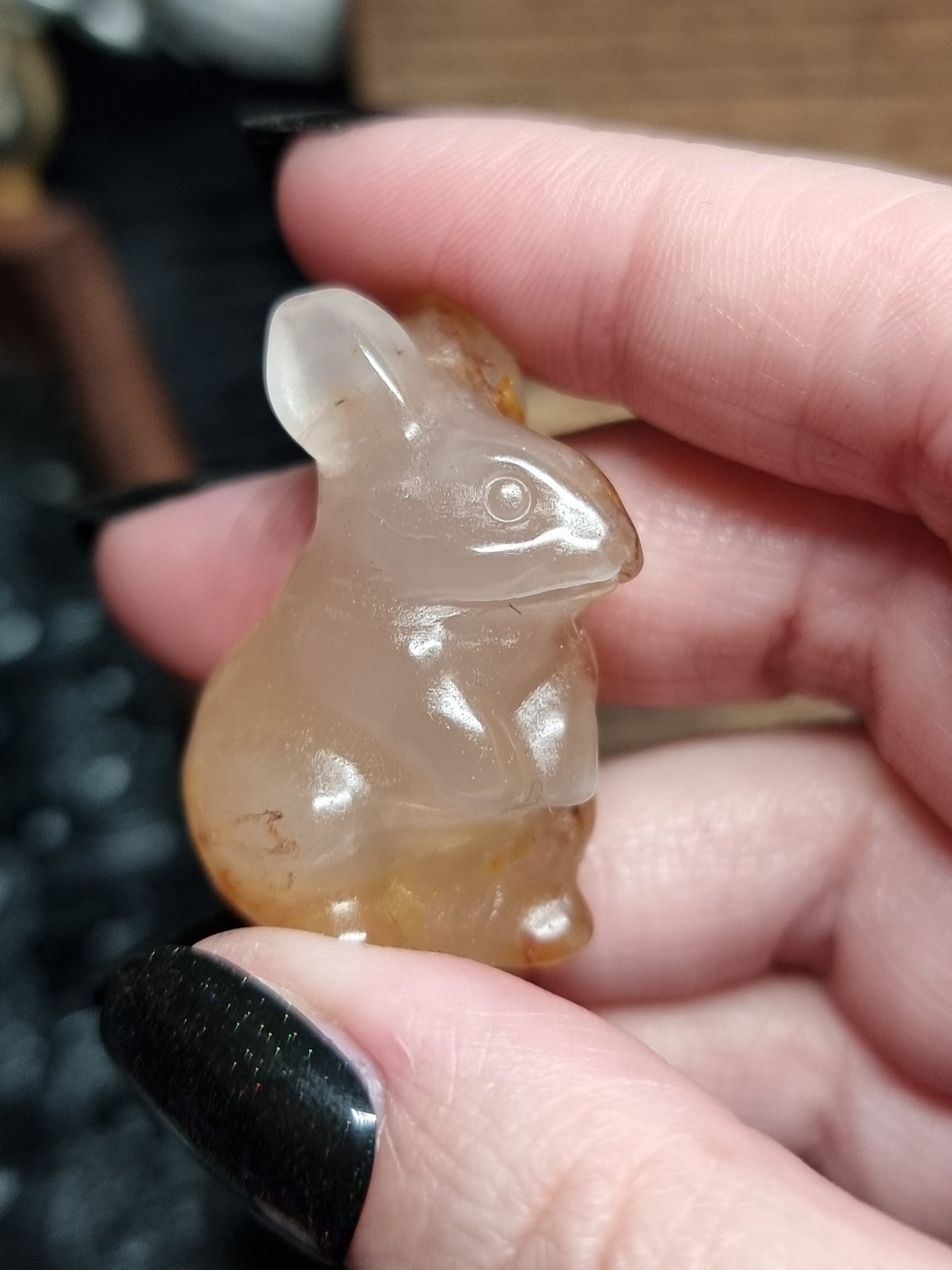Rabbit carvings