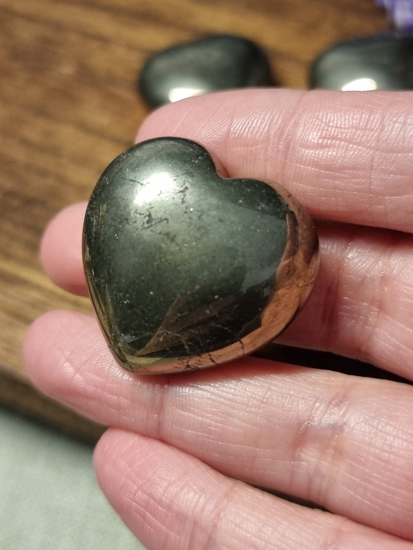 Pyrite hearts