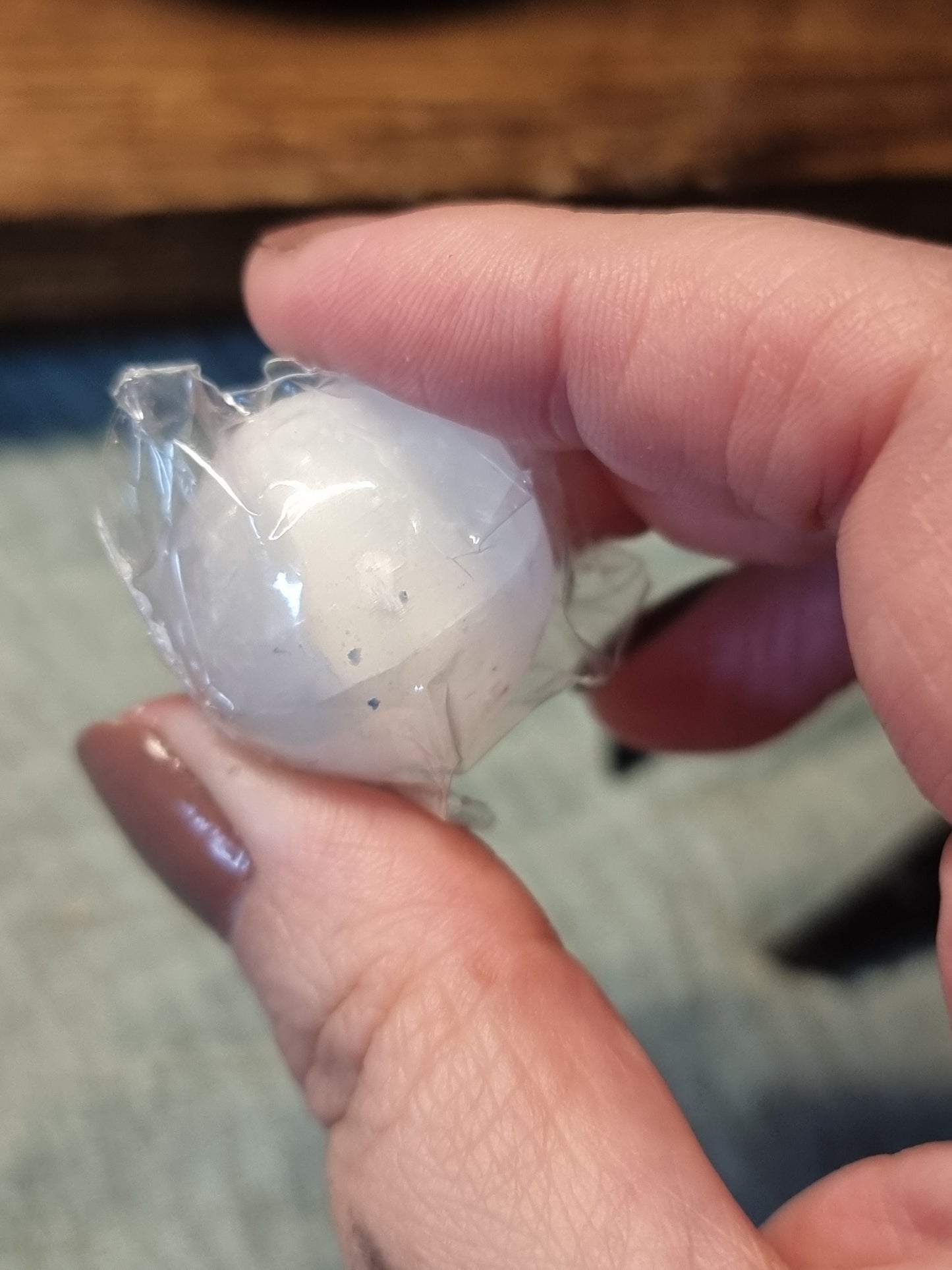 Satin spar tumbles