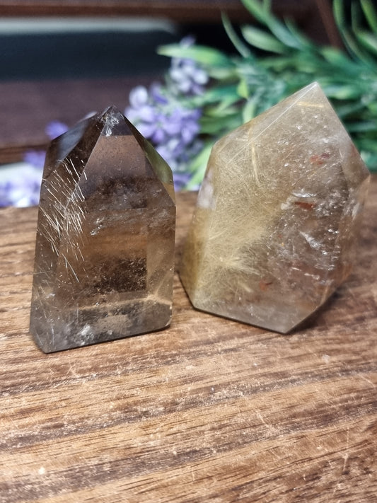 Rutile quartz towers