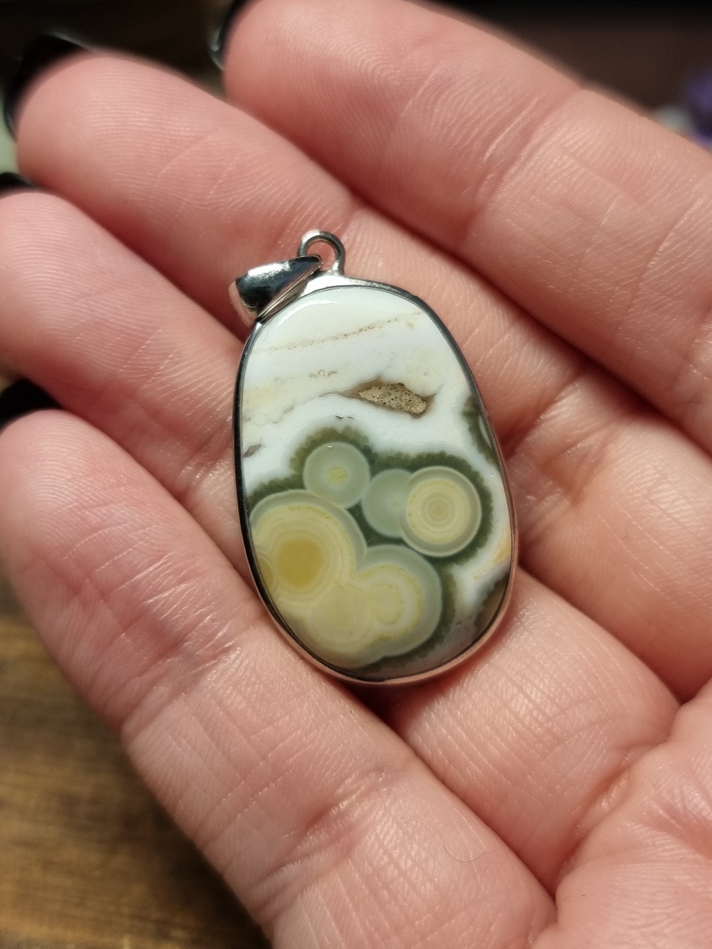 Ocean jasper s925 pendants