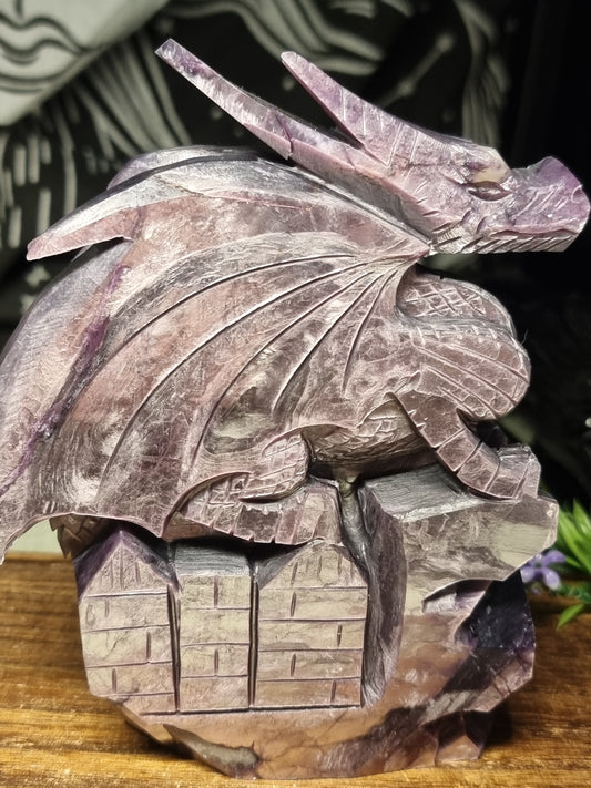 Purple mica dragon *imperfect