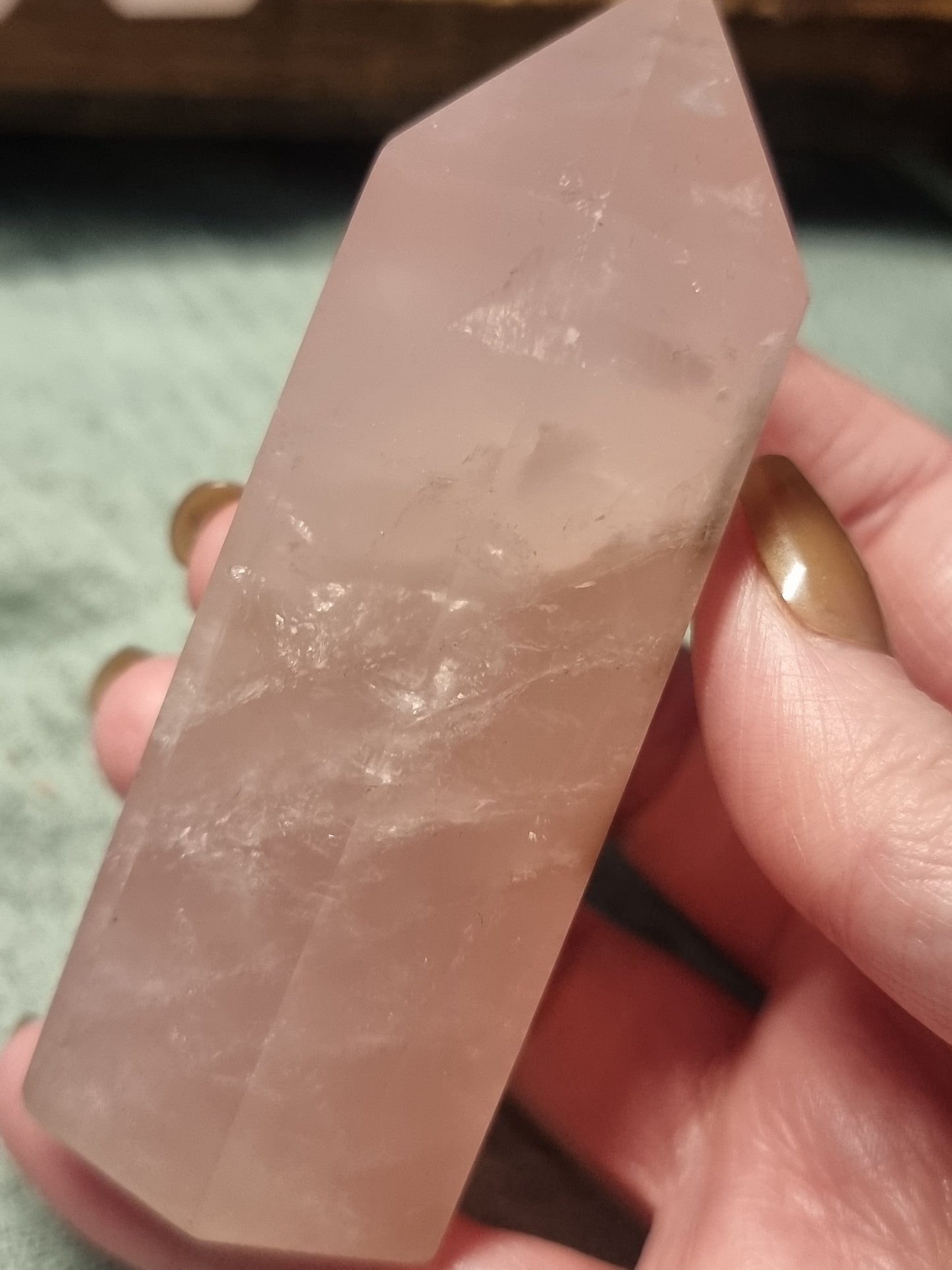 Rose quartz towers