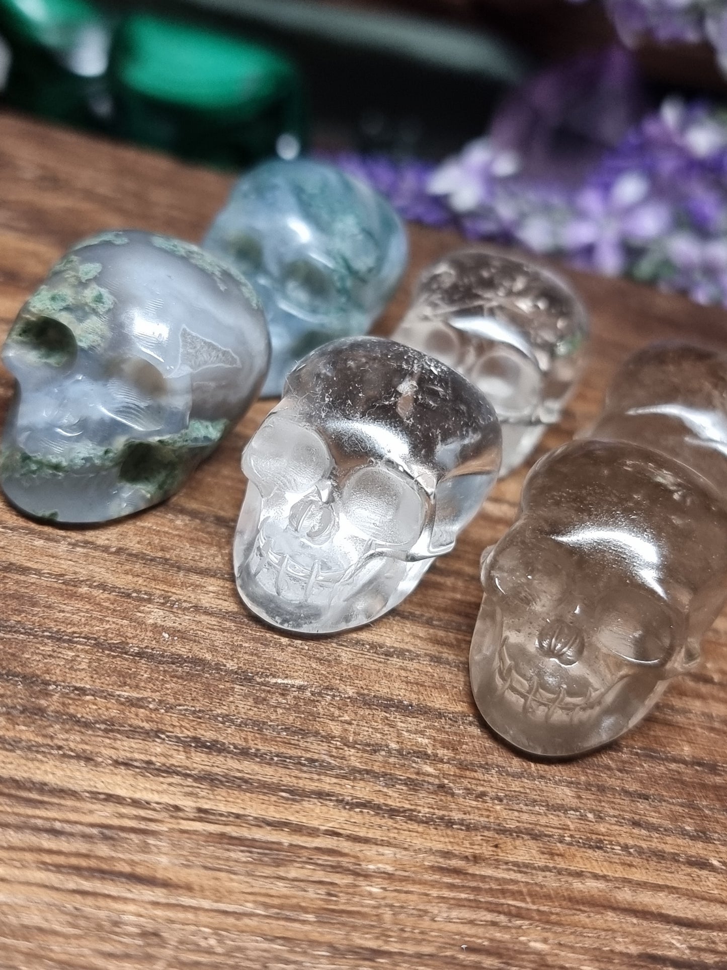 Skull carvings