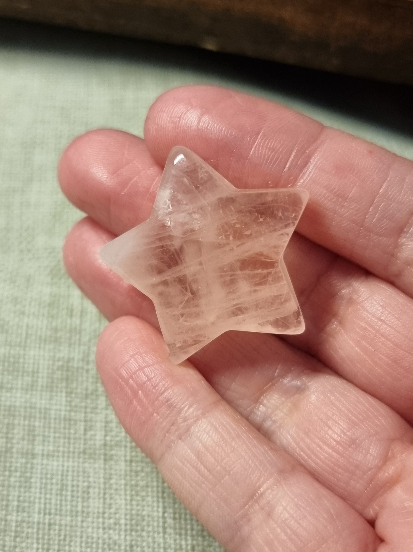 Rose quartz stars