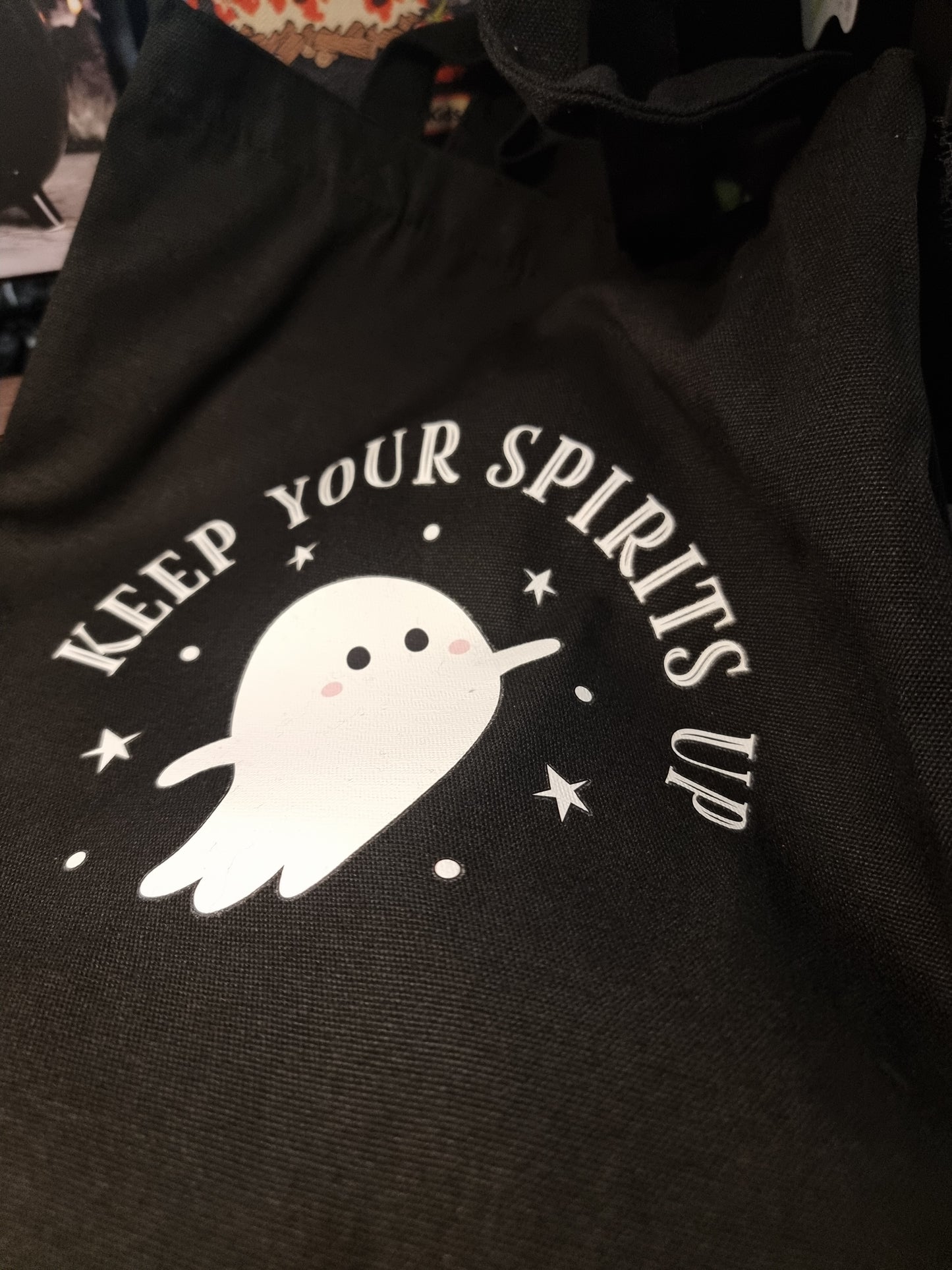 Keep your spirits up tote bag