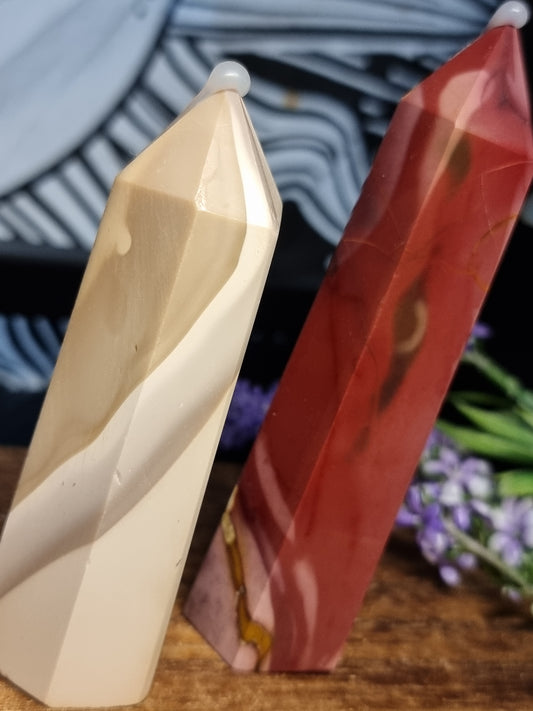 Mookaite towers