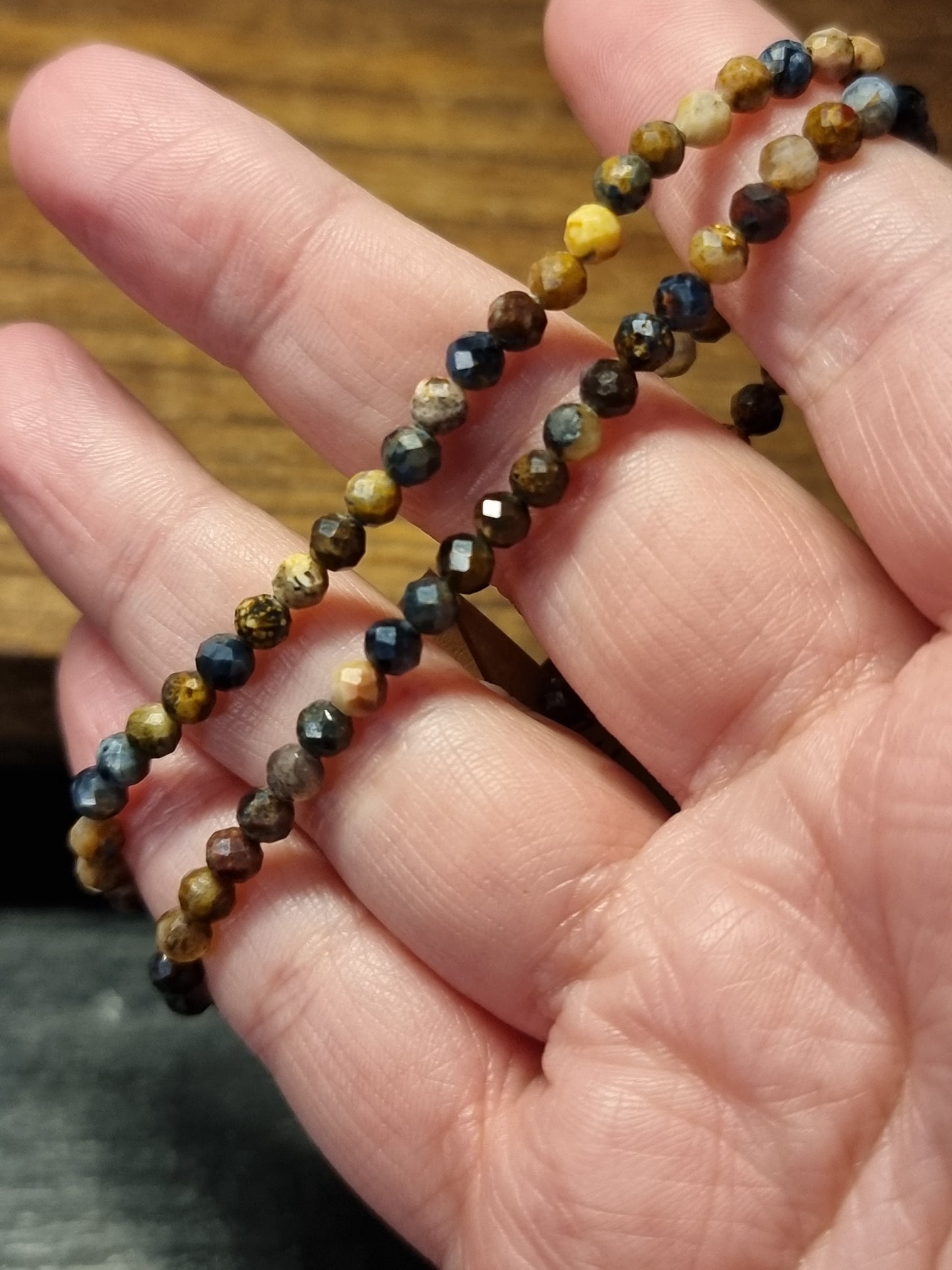 4mm faceted pietersite bracelets