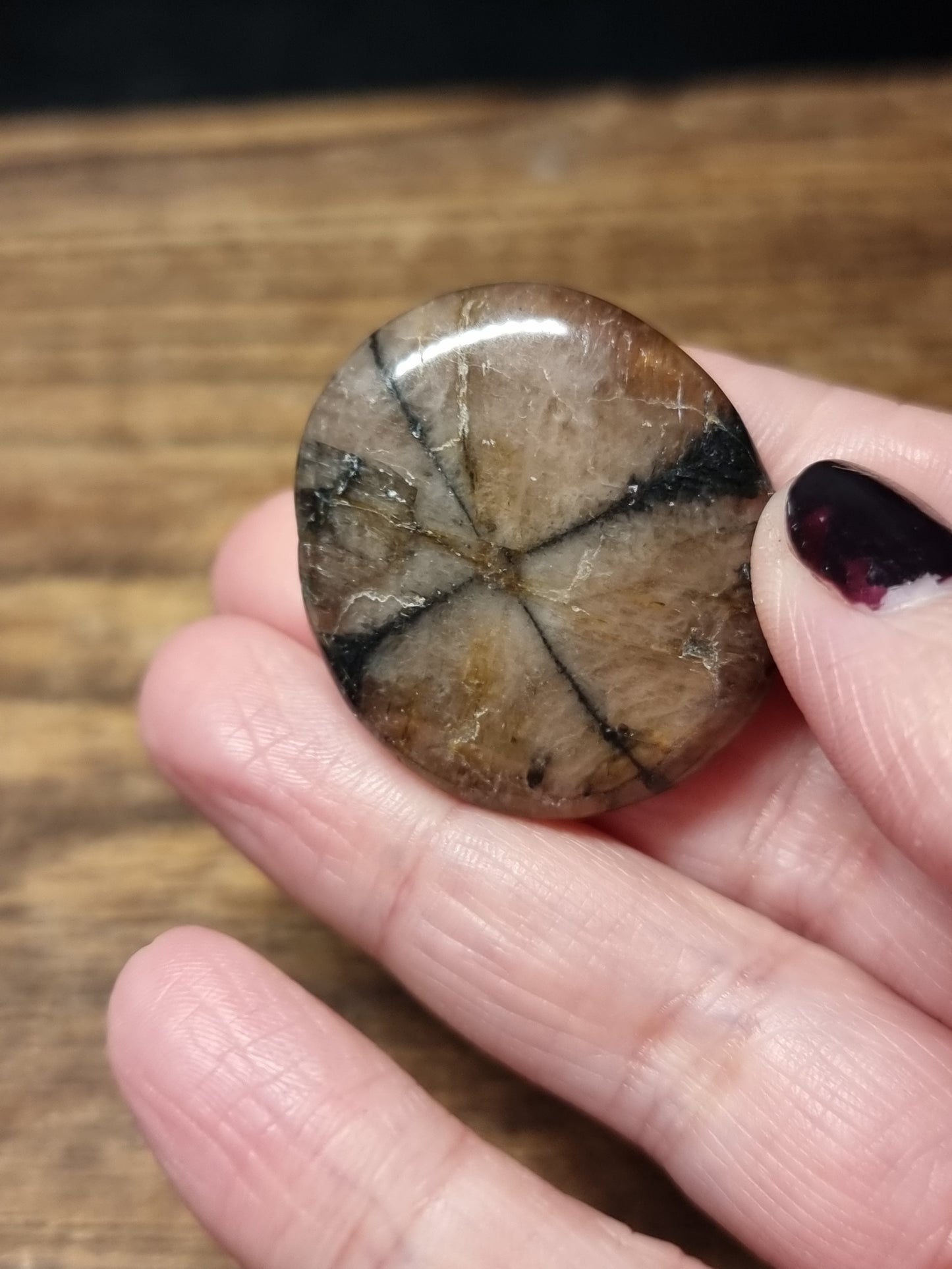 Chiastolite mini flatstones