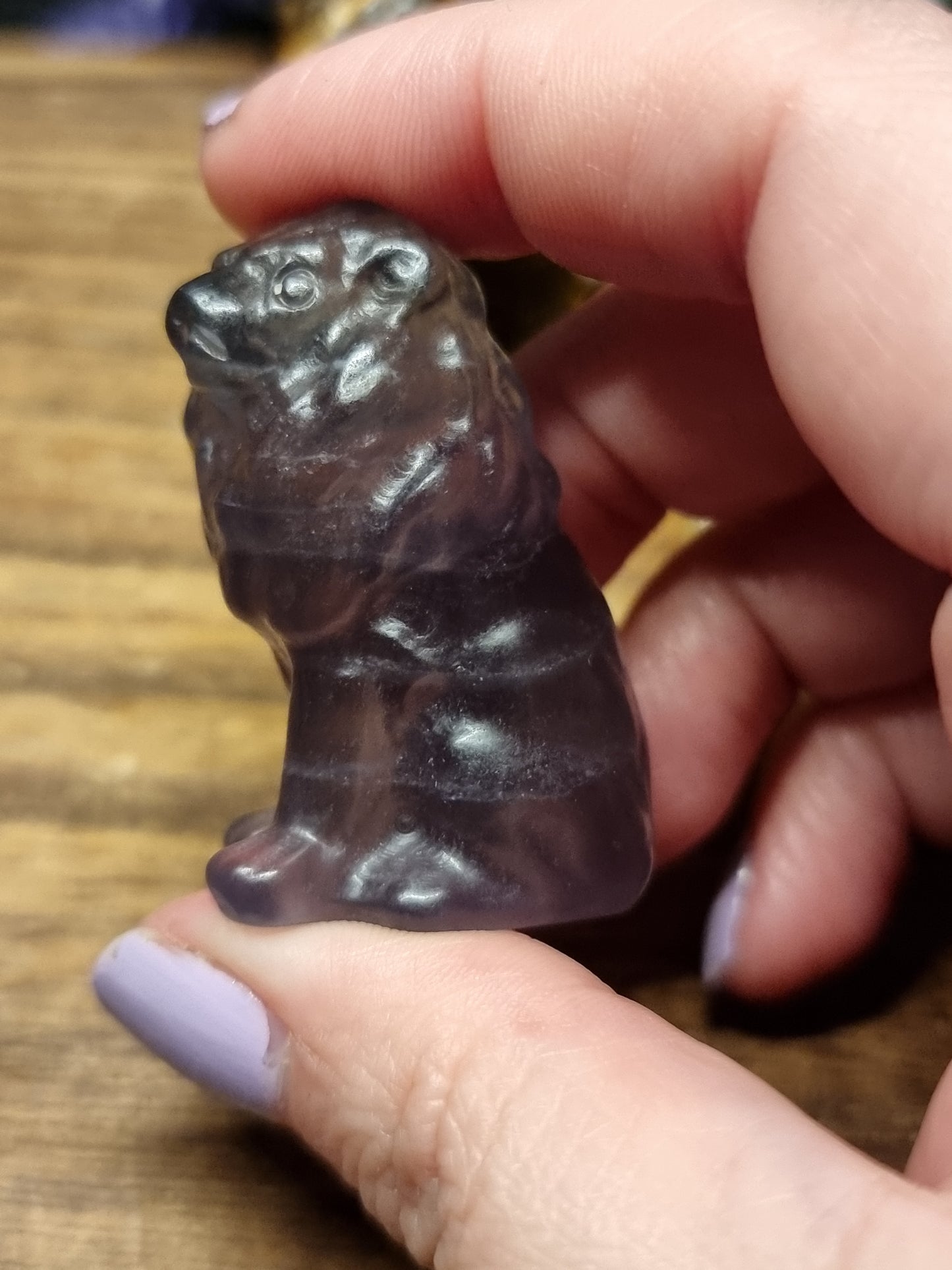 Lion carvings