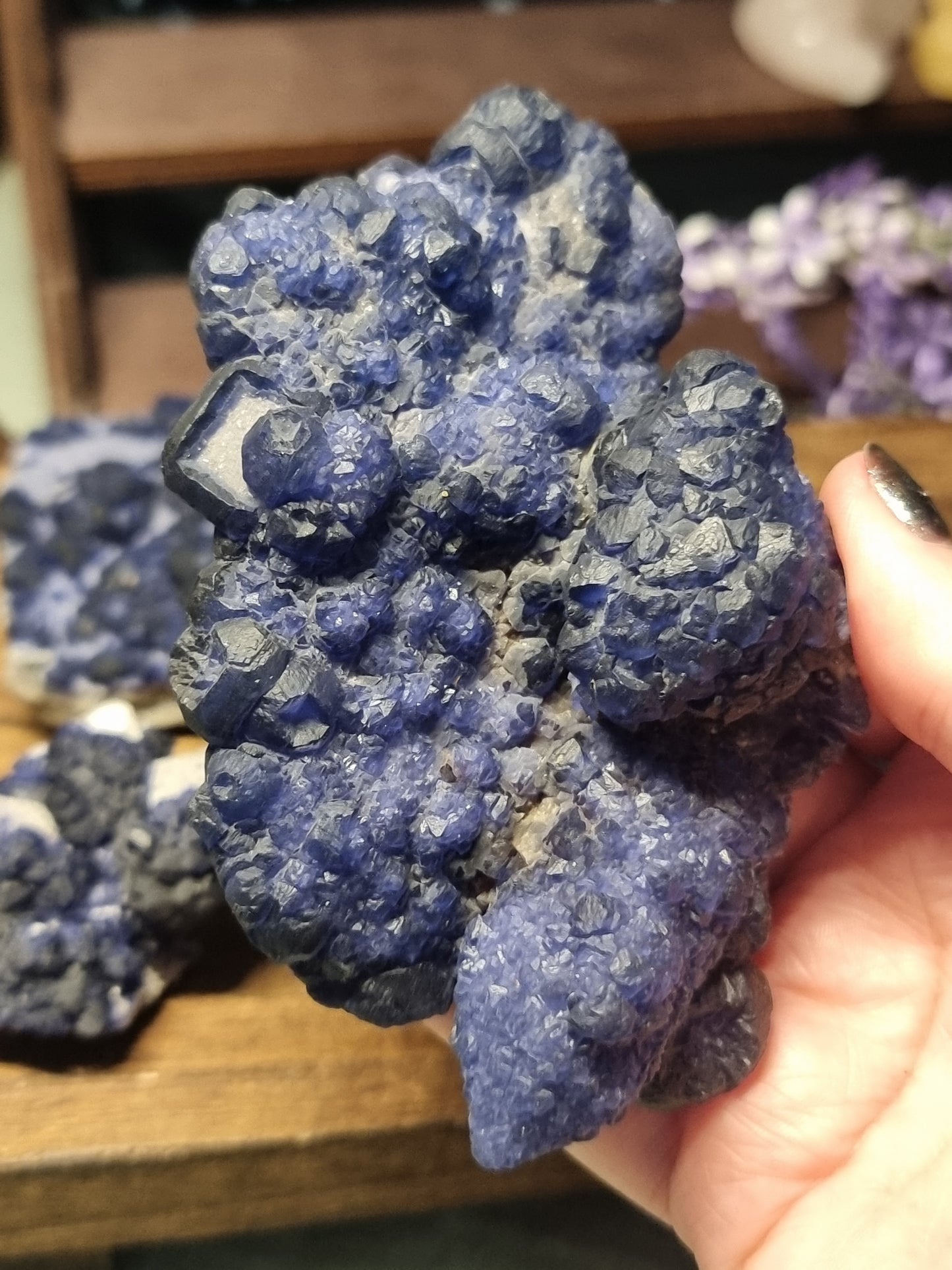 Blueberry fluorite