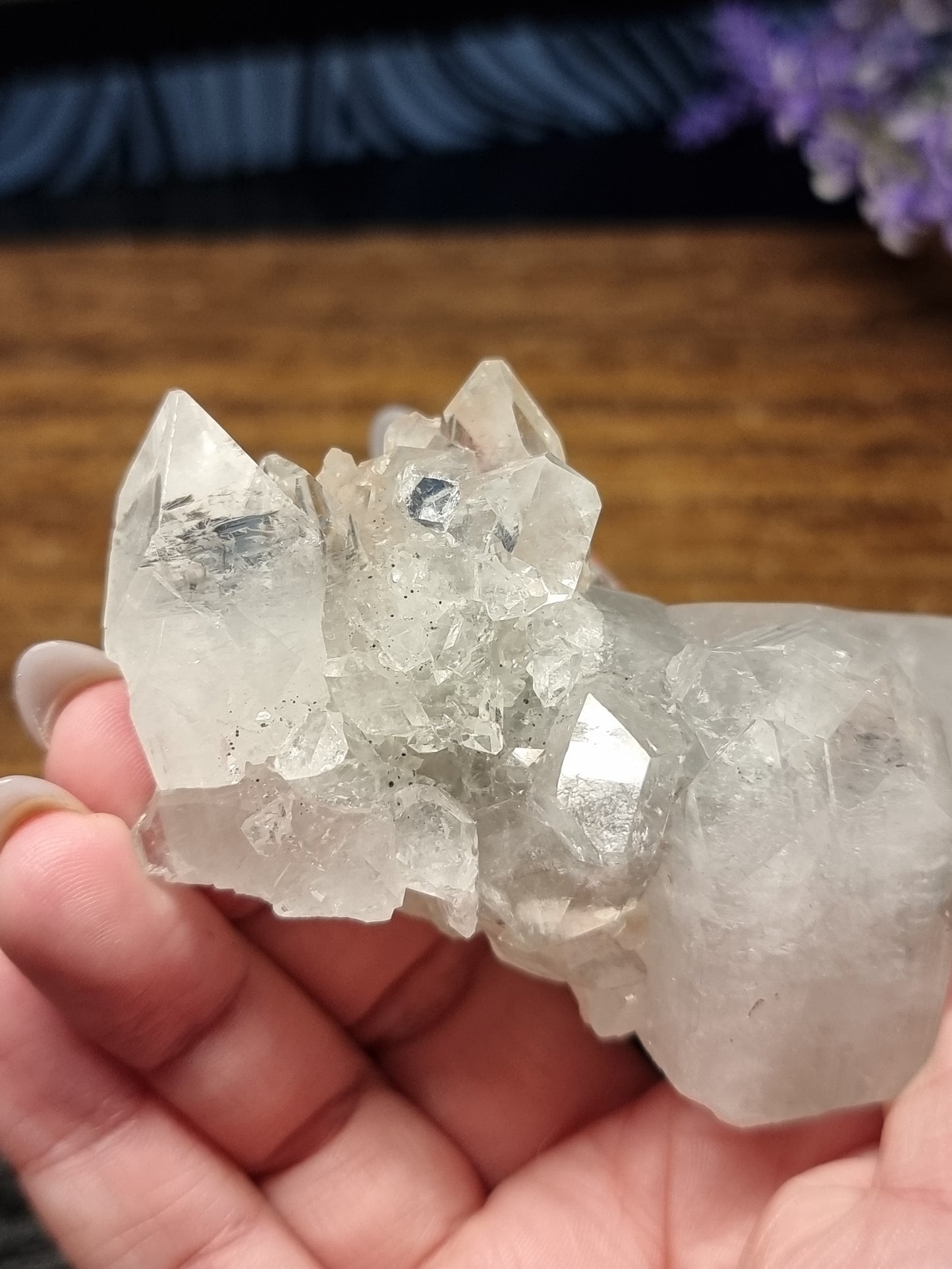 Apophyllite with peach stilbite
