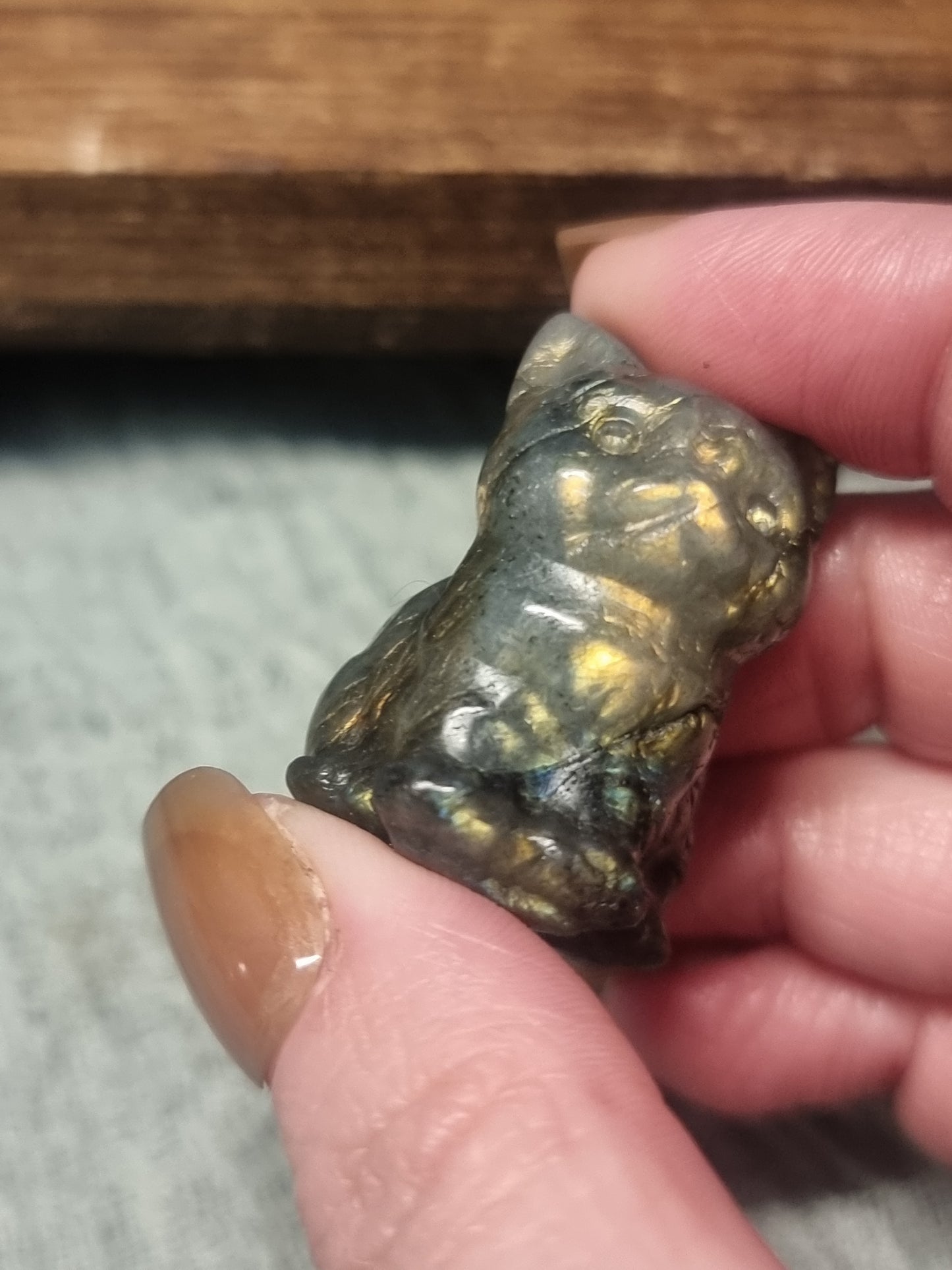 Cat carvings