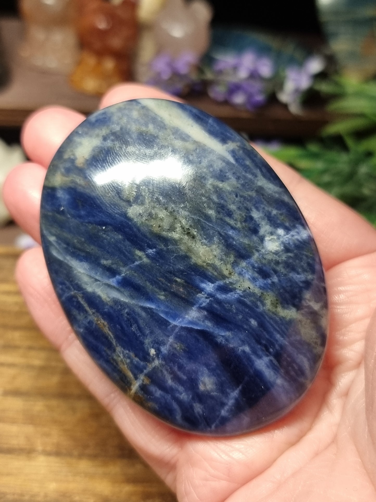 Sodalite palmstone