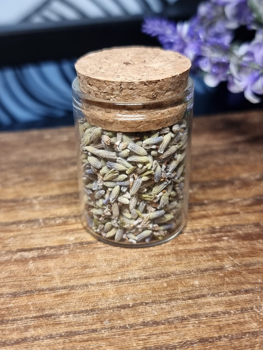 Small lavender jar
