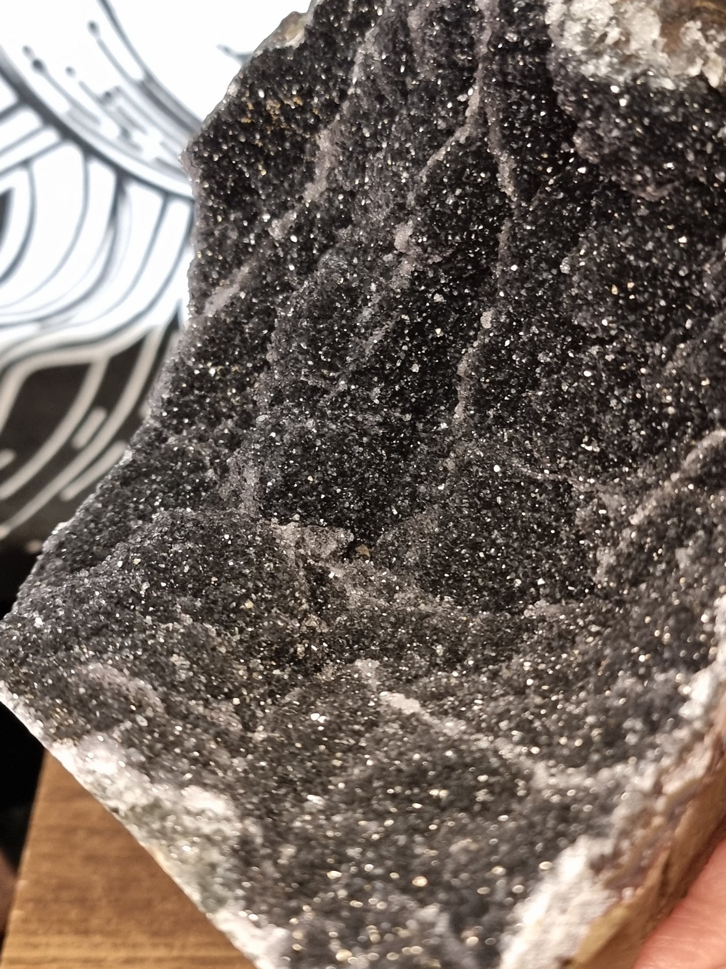 Black amethyst large cutbase