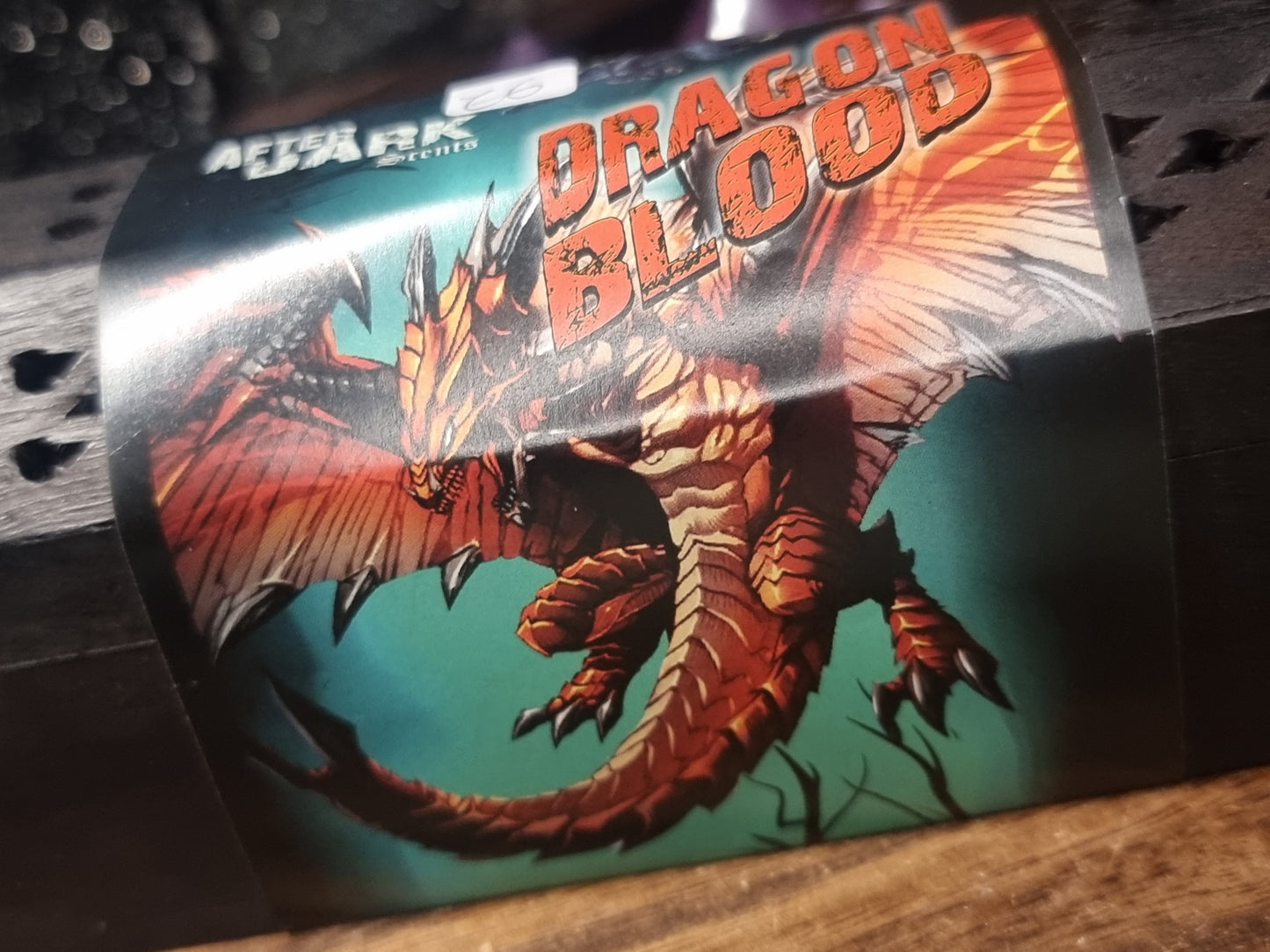 Wooden incense box & dragons blood incense