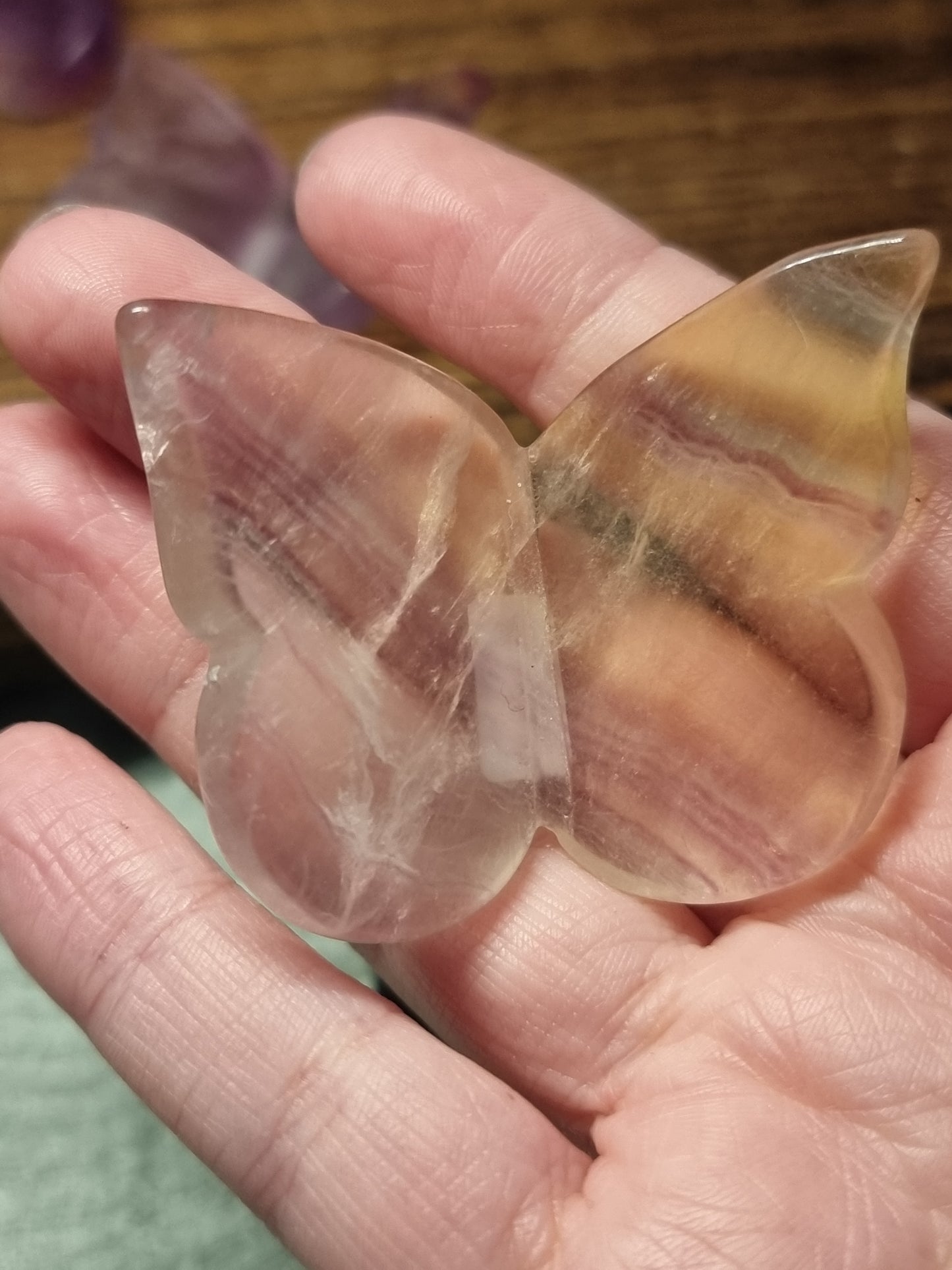 Fluorite 3D butterflies