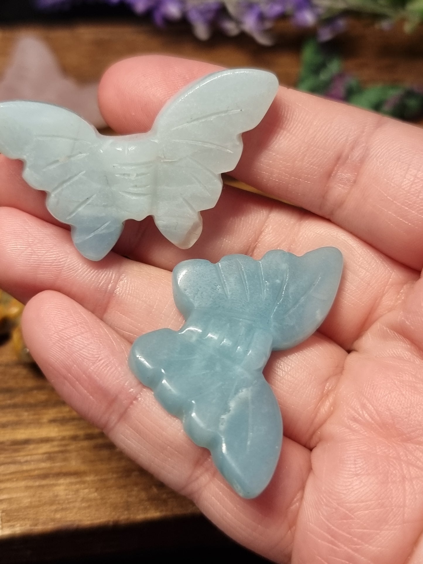 Butterfly carvings
