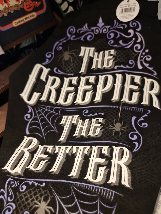 The creepier the better coffin tote bag