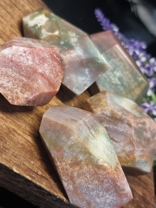 Ocean jasper freeforms