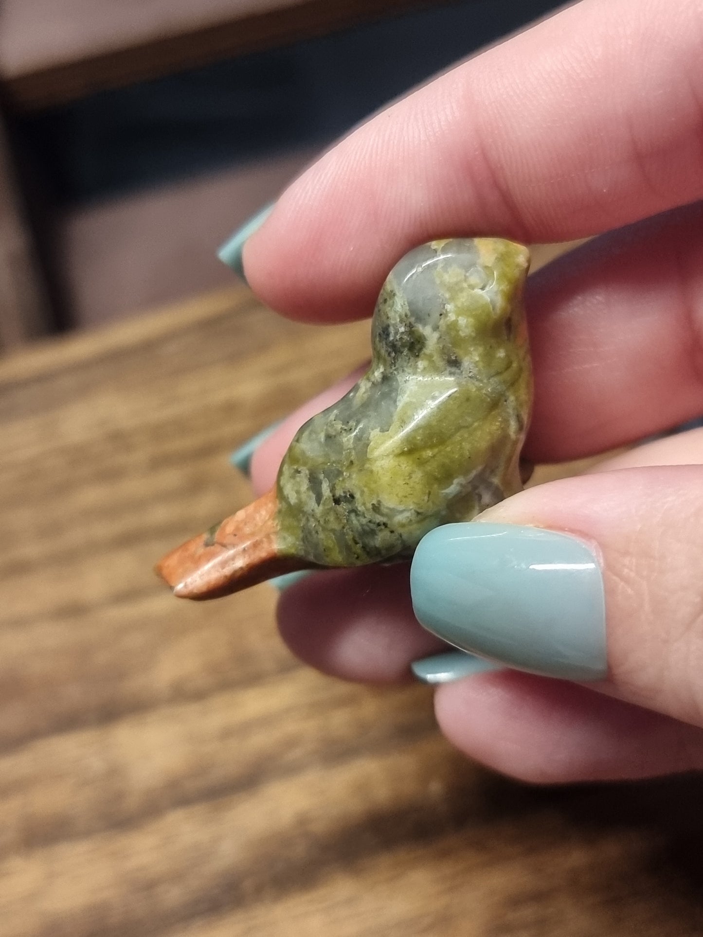 Bird carvings