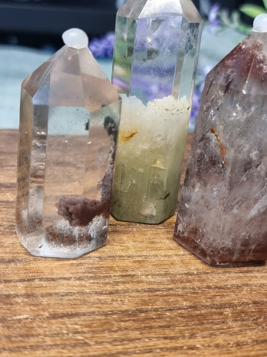 Garden quartz towers