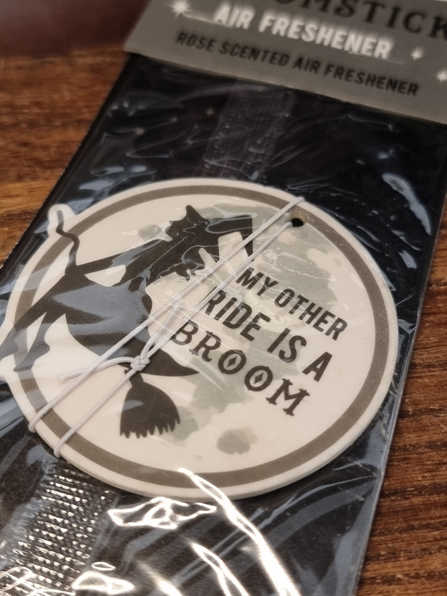 Broomstick air freshener