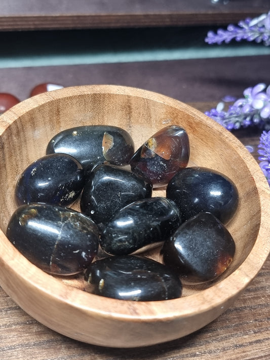 Blue Amber tumblestones