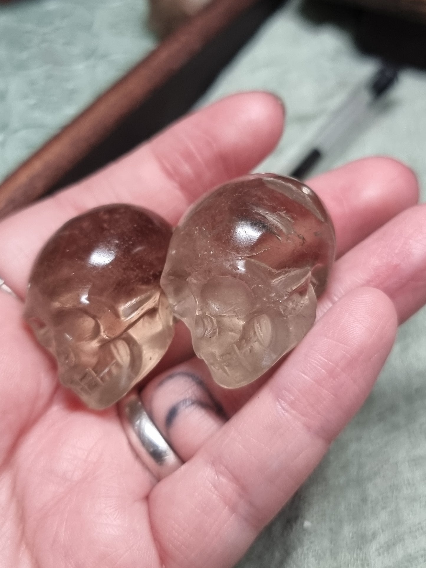 Skull carvings