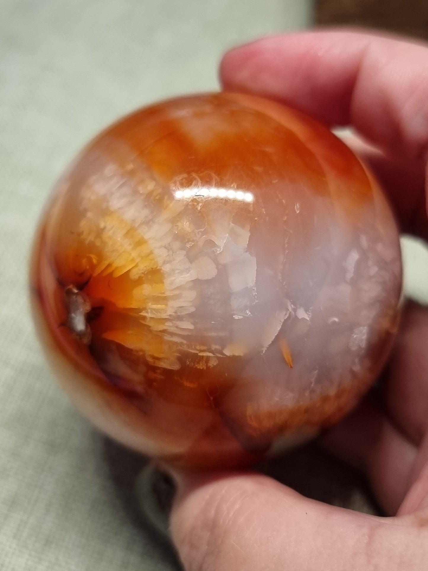 Carnelian spheres