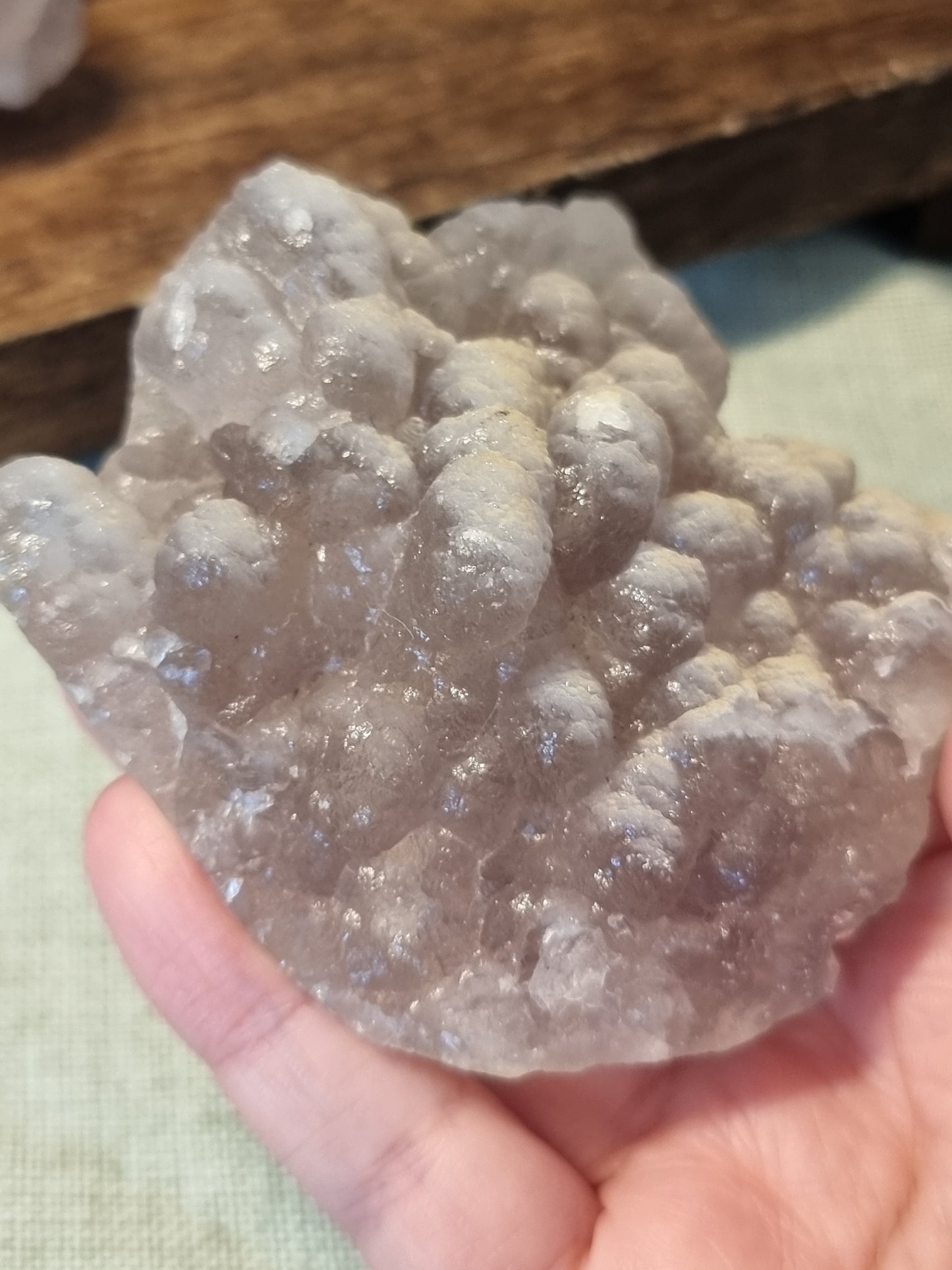 Botryoidal grape fluorite