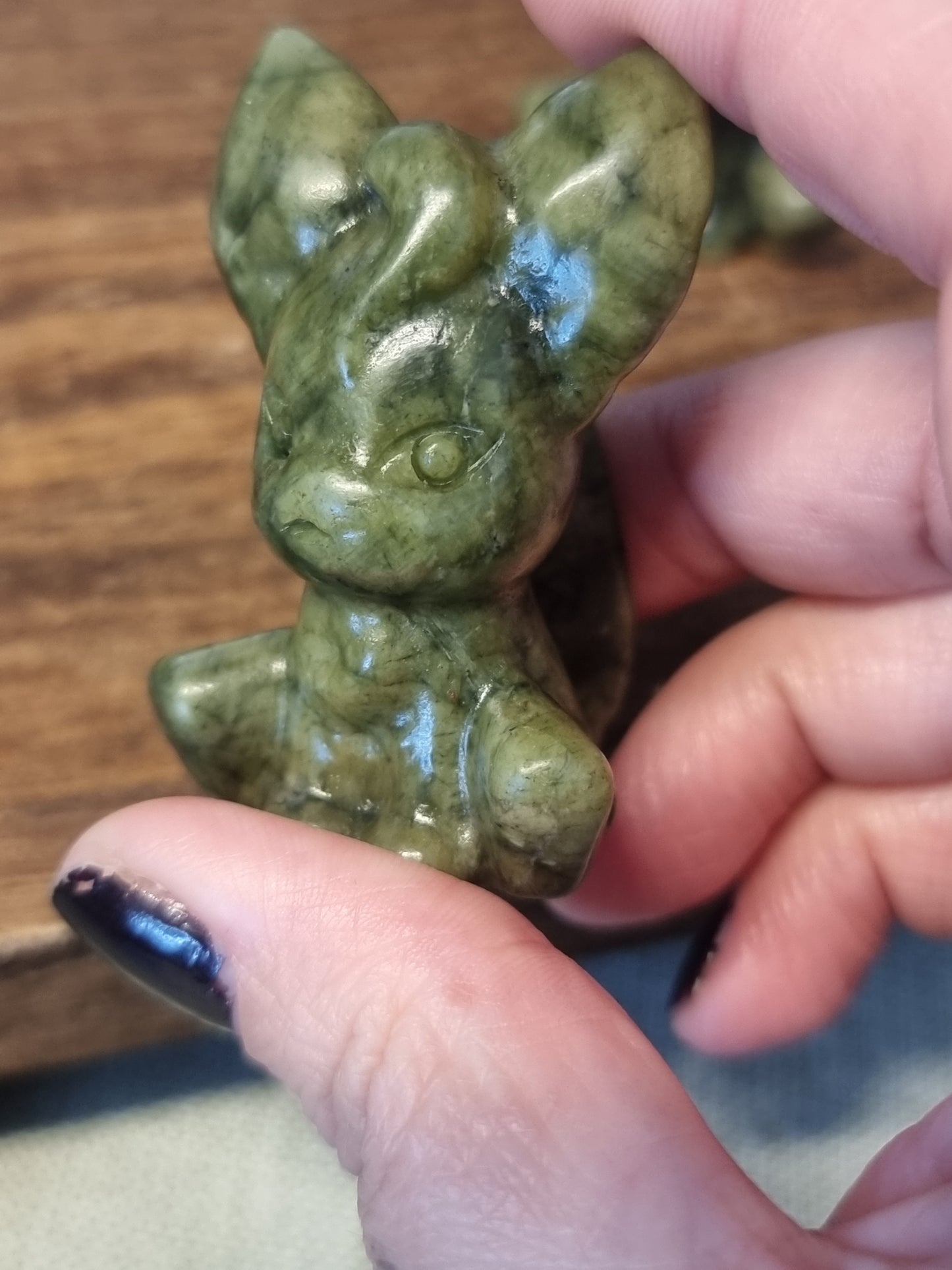 Xiuyan jade leafeon carvings pokemon