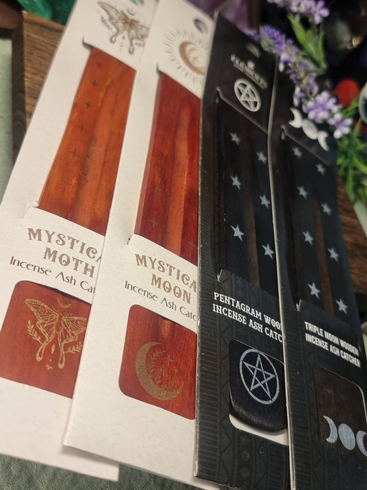 Incense ash catchers