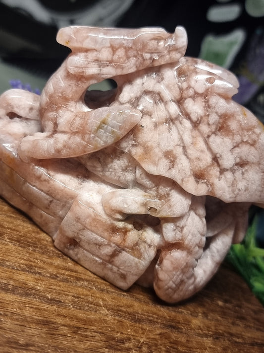Pink amethyst dragon