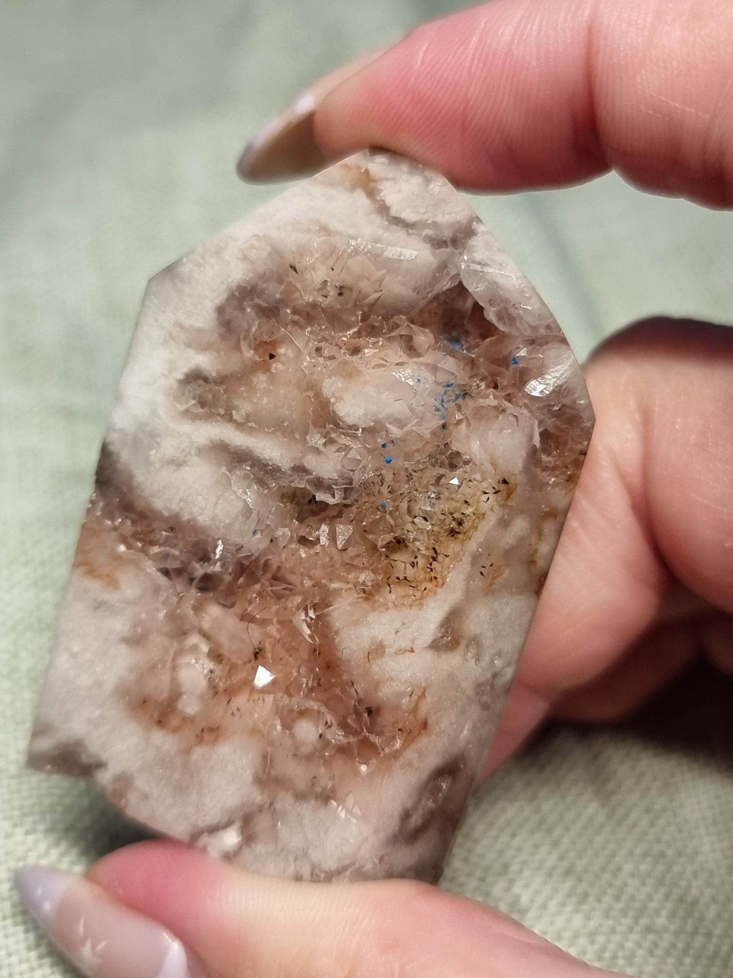 Small Pink amethyst towers