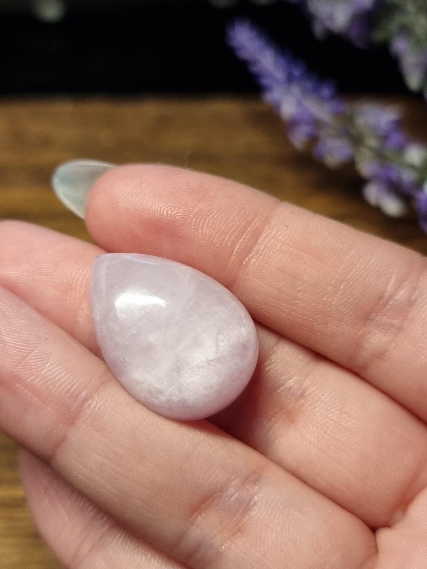 Kunzite teardrops