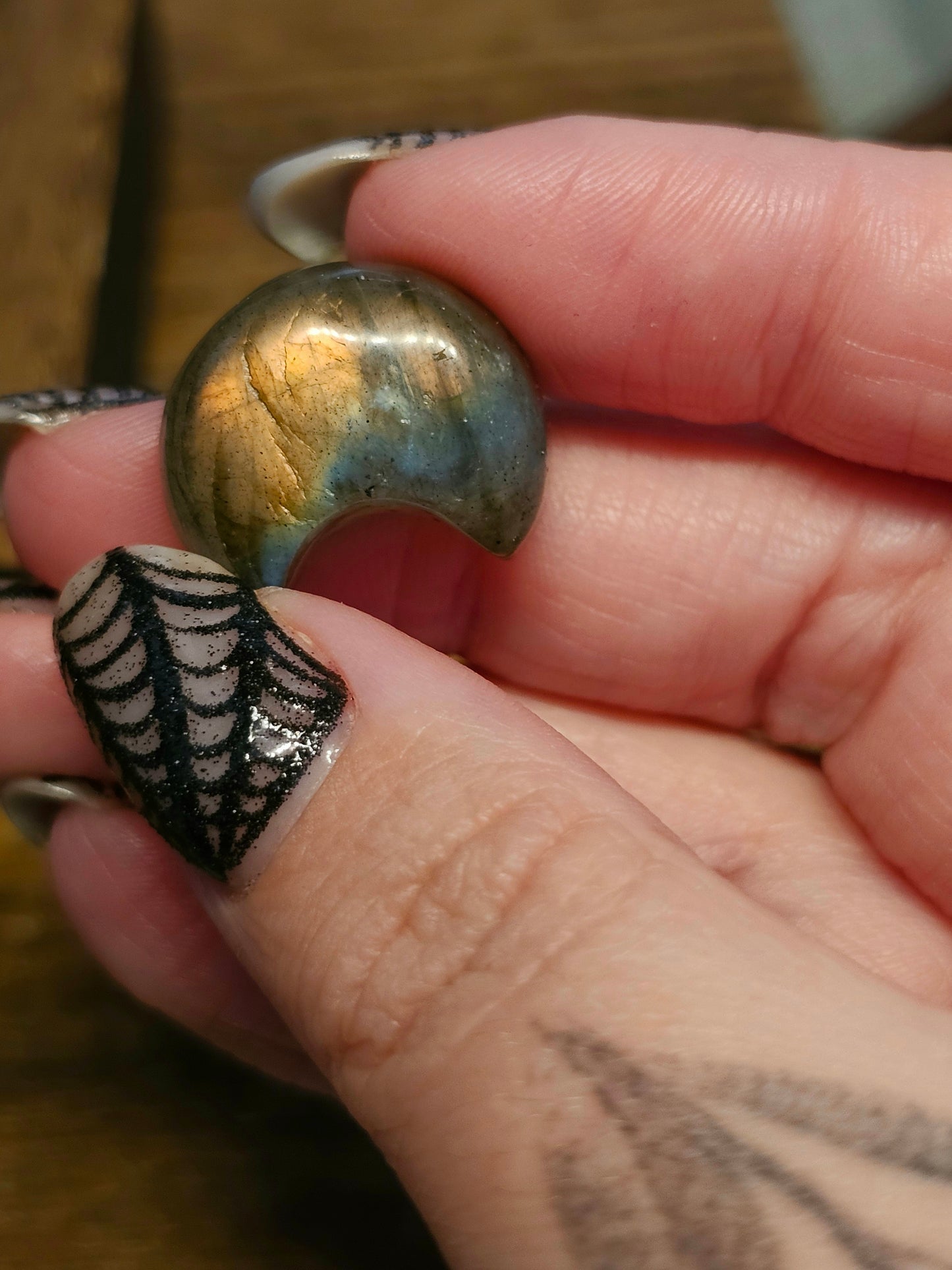Mini Labradorite moon