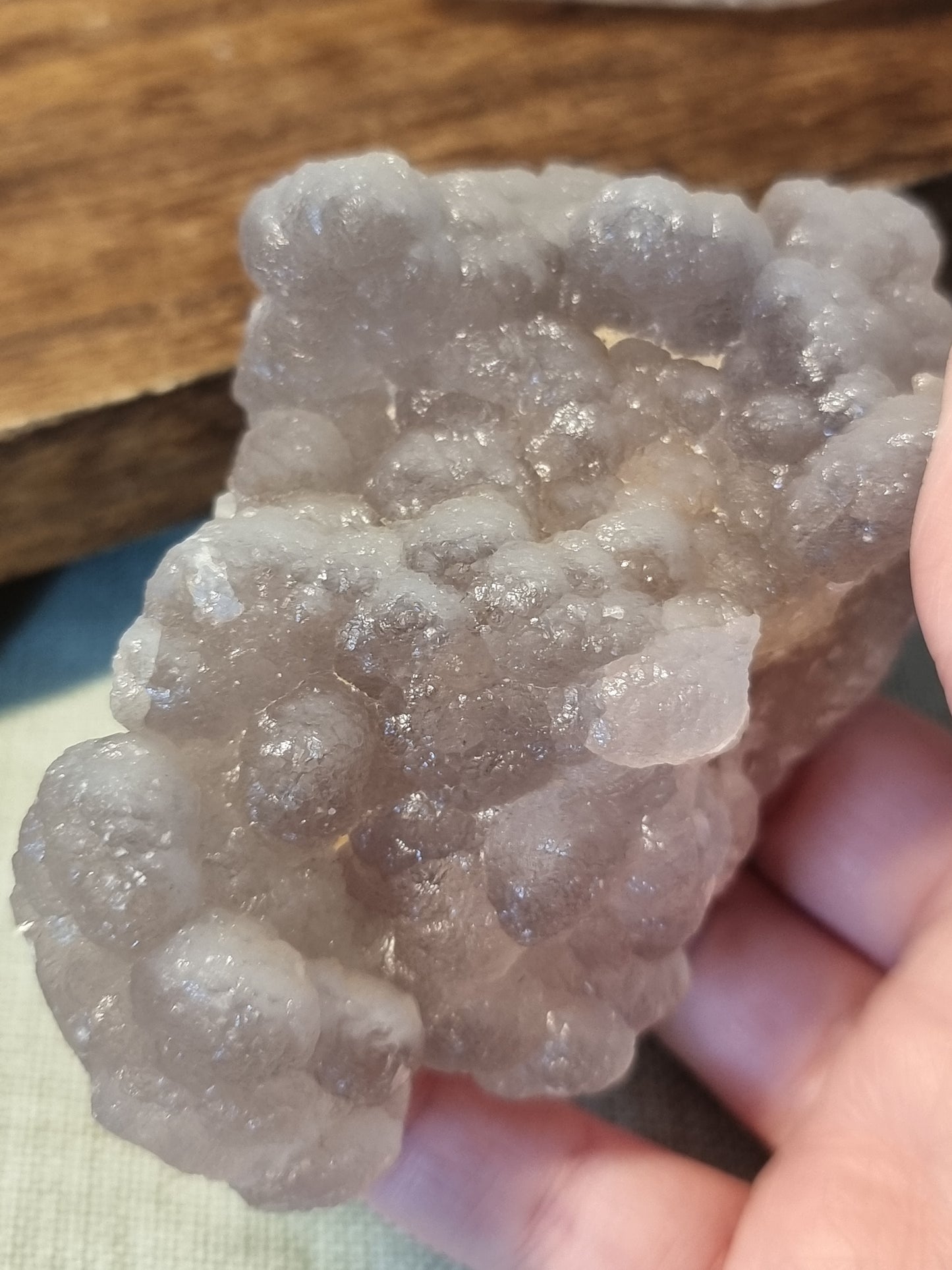Botryoidal grape fluorite