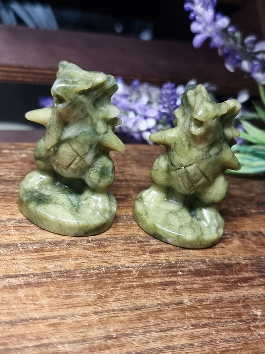 Tyranitar carvings pokemon