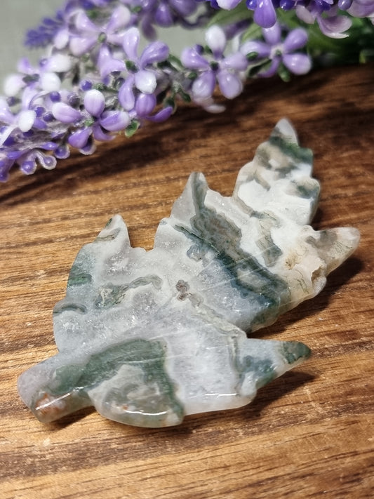 Moss agate leaf