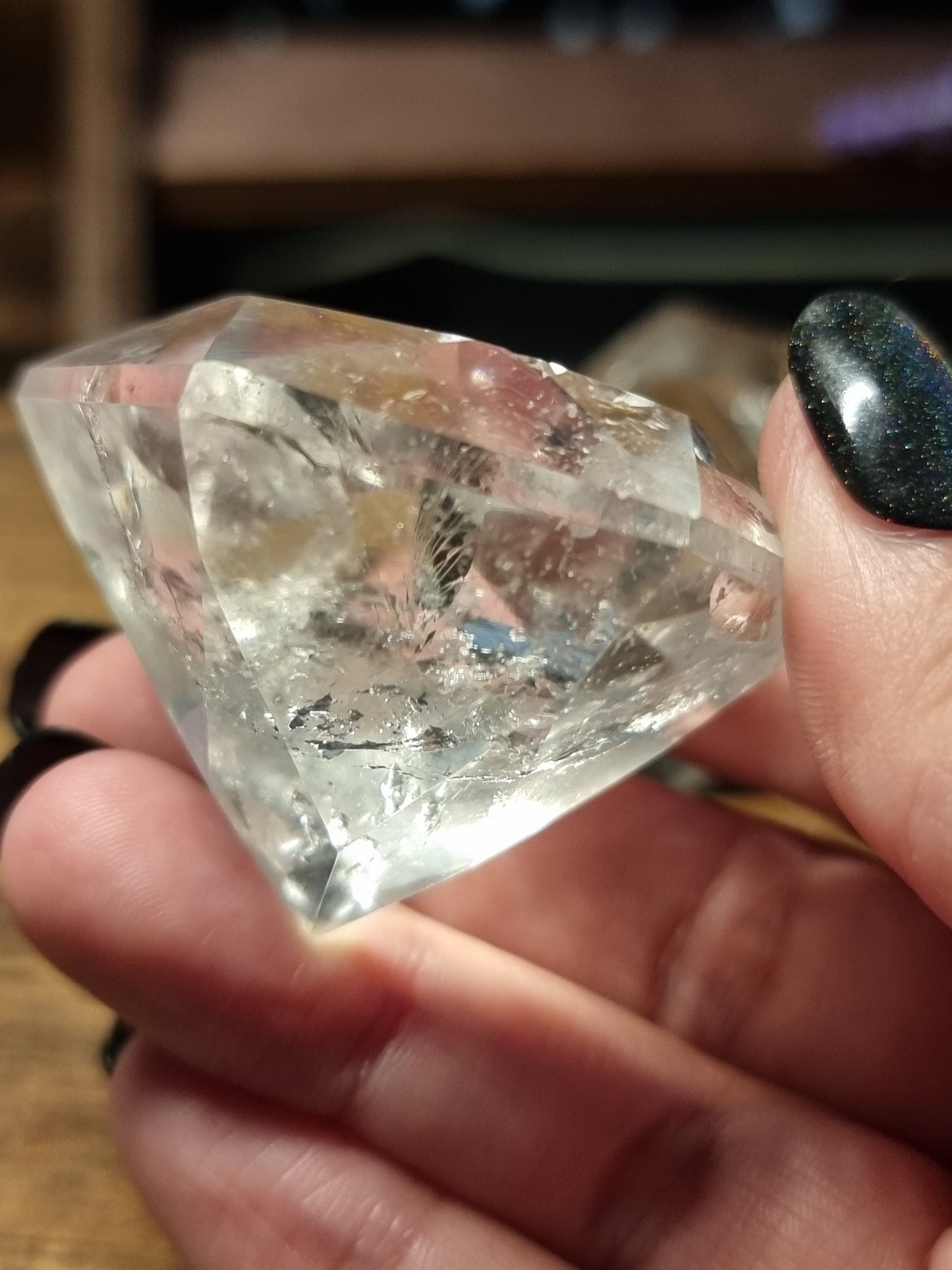 Quartz diamond carvings
