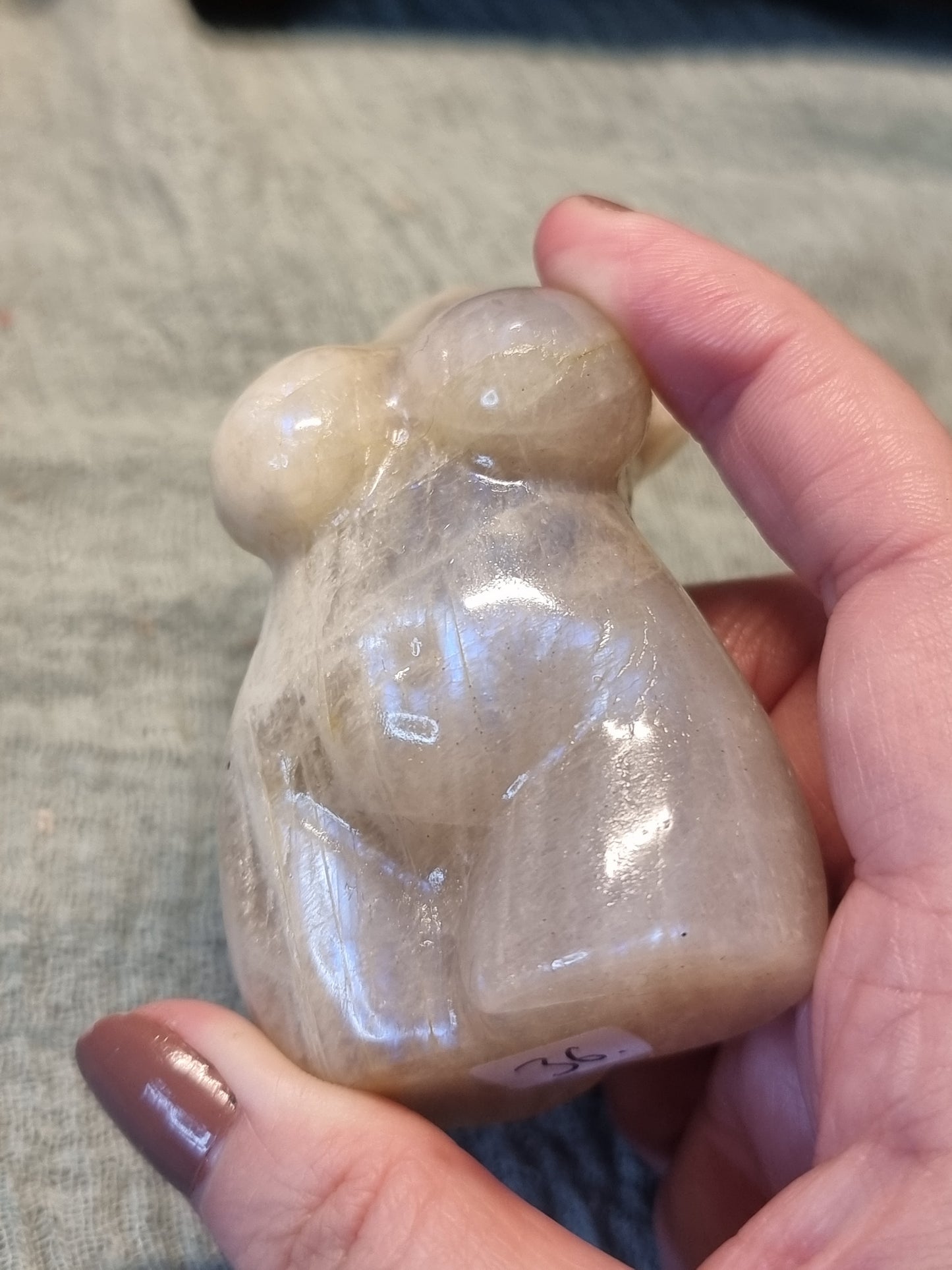 Moonstone body carving