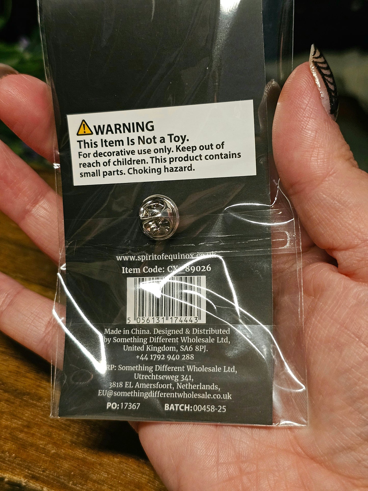 Cryptid pin badge