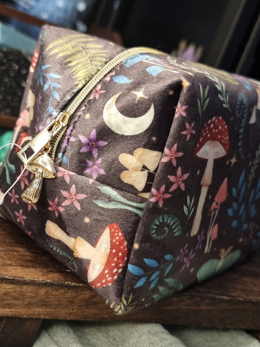 Dark forest make up bag