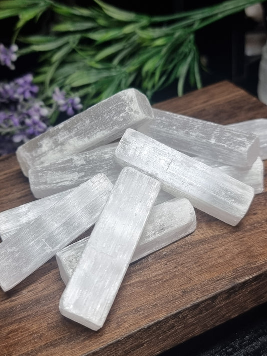 Satin spar sticks